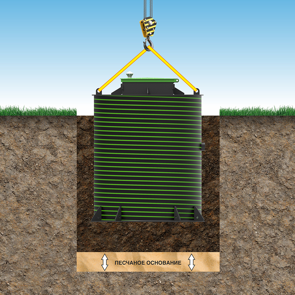 копаем котлован для септика
